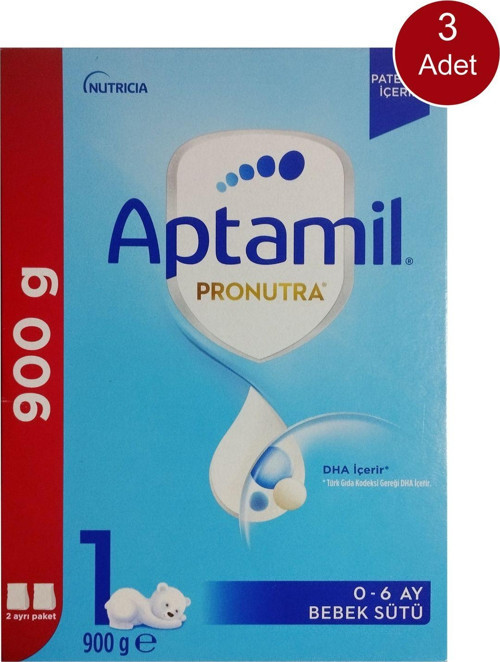 1 Bebek Sütü 900 Gr (0-6 Ay) 3 Lü Paket