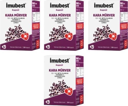 Kara Mürver 30 Kapsül 4'Lü Set