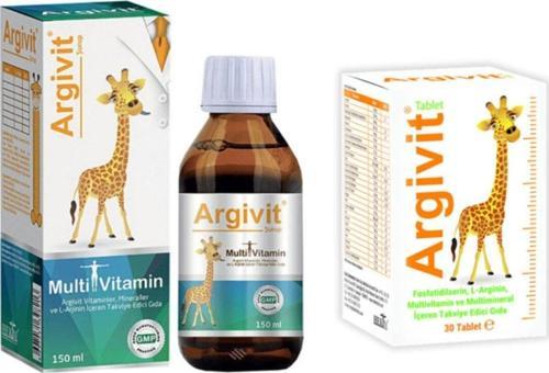 Multivitamin Şurup 150 Ml + Tablet 30'Lu Boy Uzamasına Yardımcı Ve Iştah Düzenleyici