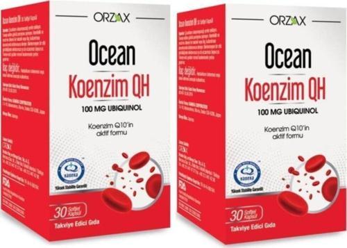 Orzax Koenzim Qh 100Mg 30 Kapsül 2'Li Paket