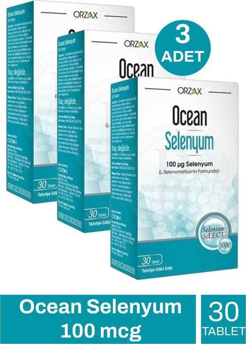 Selenyum 100 Mcg 30 Tablet 3 Adet