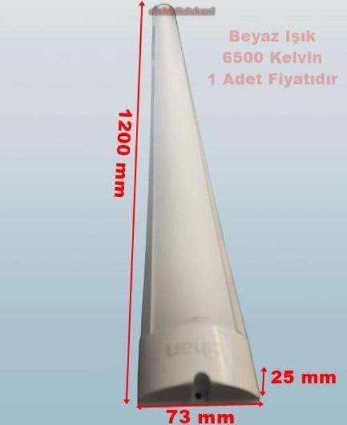 120cm 40w Yatay Led Bant Armatür BEYAZ 6500k IP20 220V