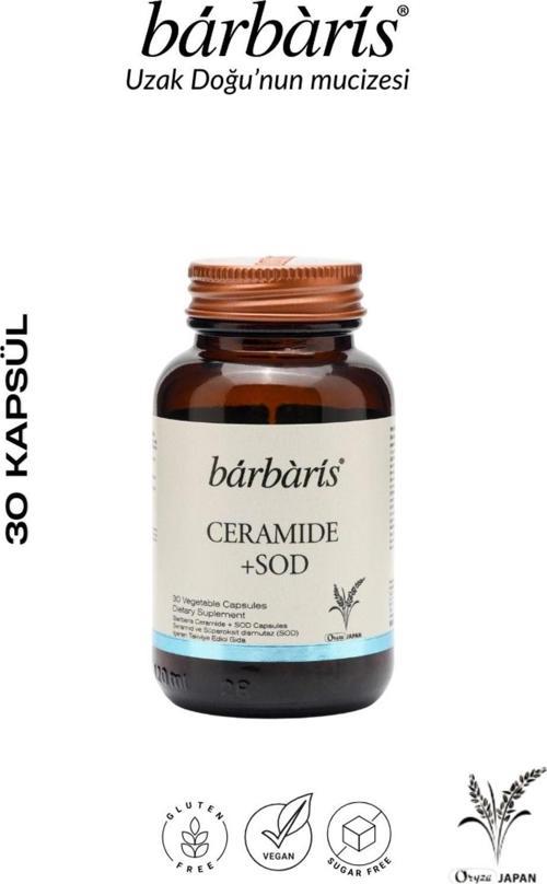 Ceramıde Sod 30 Kapsül 40Mg Japon Seramid Cilde Parlaklık- Sıkılaşma- Ton Eşitliği -Nem