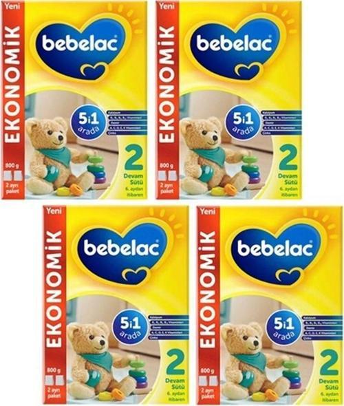 2 Numara 800 Gr 6-9 Ay 4`Lü Avantaj Paketi (3200Gr)