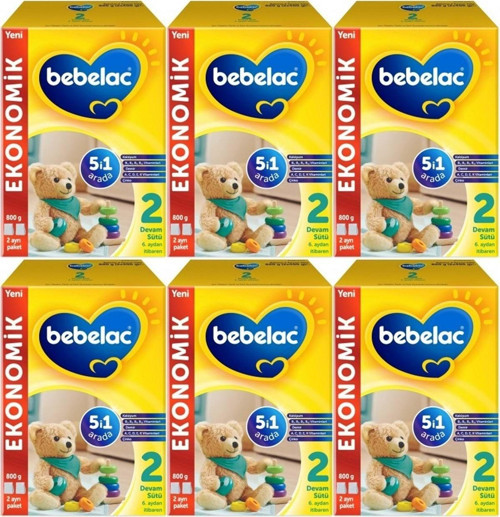 800Gr No:2 Devam Sütü (6-12 Ay) (6 Lı Set)