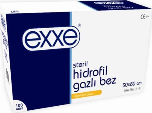 Steril Hidrofil Gazlı Bez (30X80 Cm 2 Parça) 100 Adet
