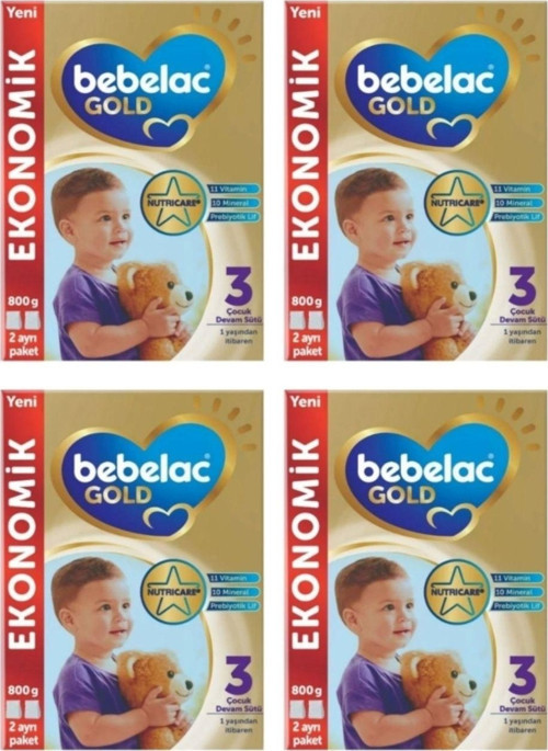 Gold 3 Devam Sütü 800 Gr X 4 Adet Avantaj Paket
