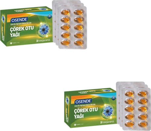Çörek Otu Yağı 30 Kapsül X2 Adet