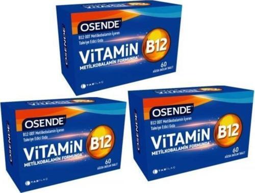 Tab Vitamin B12 60 Dilaltı Tablet X 3 Adet