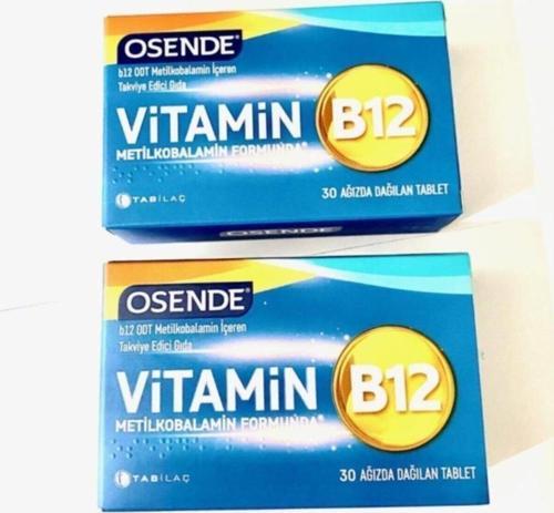 Vitamin B12 30 Tablet* 2 Adet
