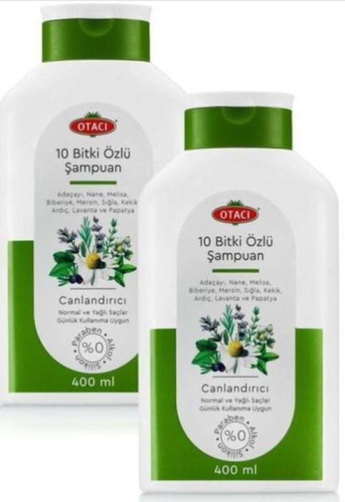 10 Bitki Özlü Şampuan 400 Ml X 2