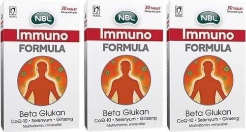 Immuno Formula Selenyum & Beta Glukan 30 Tablet X 3 Adet