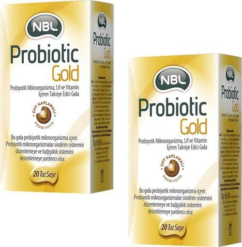Probiotic Gold 20 Saşe X 2 Adet