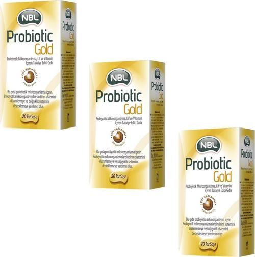 Probiotic Gold 20 Saşe X 3 Adet