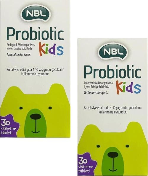 Probiotic Kids 30 Çiğneme Tablet 2 Adet