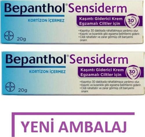 Sensiderm Kaşıntı Giderici Krem 20Gr 2 Adet