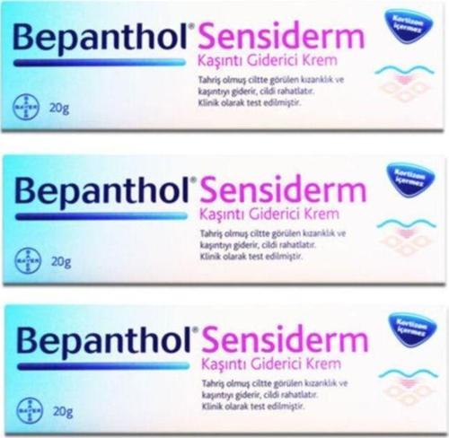 Sensiderm Kaşıntı Giderici Ve Cilt Bariyerini Onarıcı Bakım Kremi 20 Gr X3 Adet