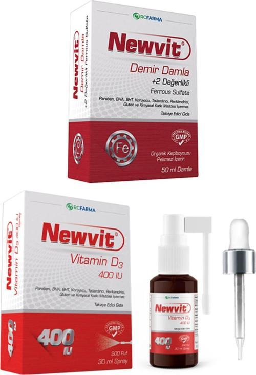 Demir Damla + Newvit D3 400 Iu Sprey