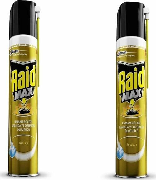 Böcek Savar Max Hamam Böceği Karınca Ve Örümcek İlacı 300 Ml X 2 Adet