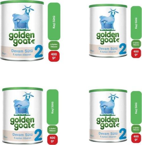 2 Keçi Sütü Bazlı Bebek Sütü 400 Gr*4 Kutu