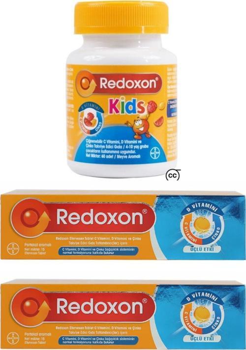 Kids 60 Çiğnenebilir Tablet Ve 3'Lü Etkili 15 Efervesan Tablet 2 Adet Aile Paketi