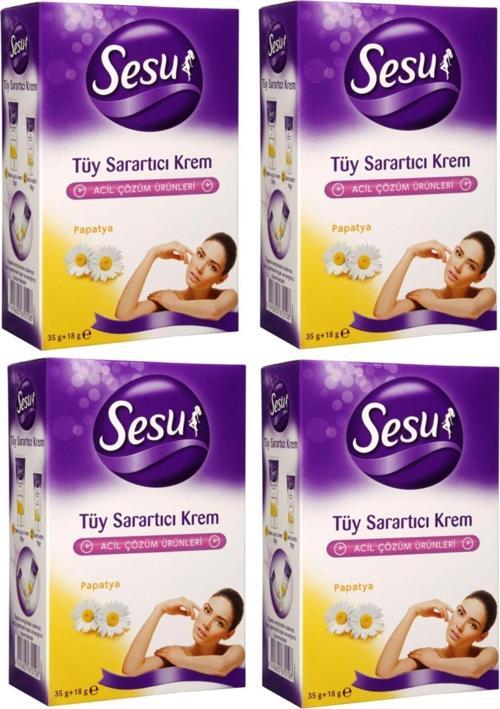 Tüy Sarartıcı Krem 35Gr + 18Gr X 4 Kutu