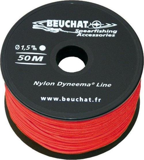 Zıpkın Makara İpi Naylon Dyneema 50m, 1,5mm, kırmızı
