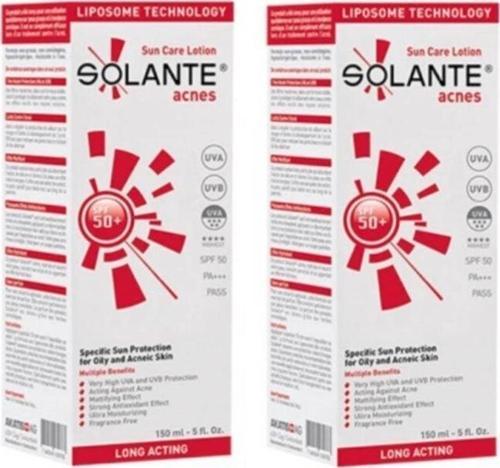 Acnes Sun Care Lotion Spf 50+ 150 Ml X2 Adet -Akneli Ciltler Için Yağsız Güneş Koruyucu Losyon