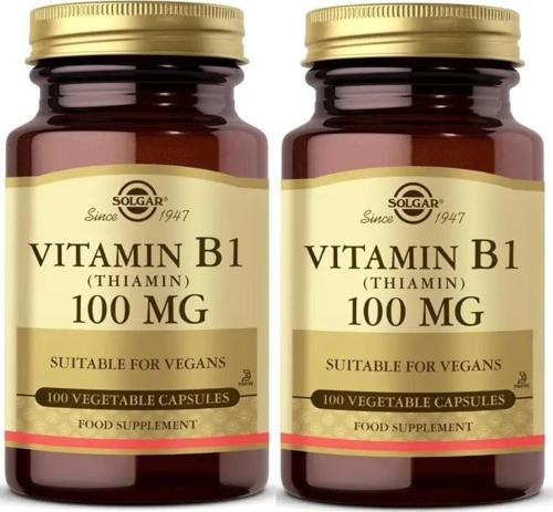Vitamin B1 (Thiamin) 100 Mg 100 Kapsül 2 Adet