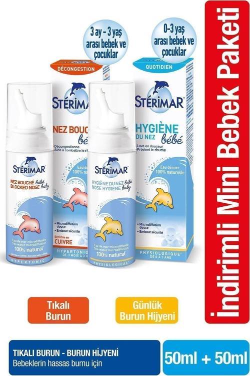 Isotonic Baby Burun Spreyi 50Ml + Hipertonik Baby Burun Spreyi 50Ml