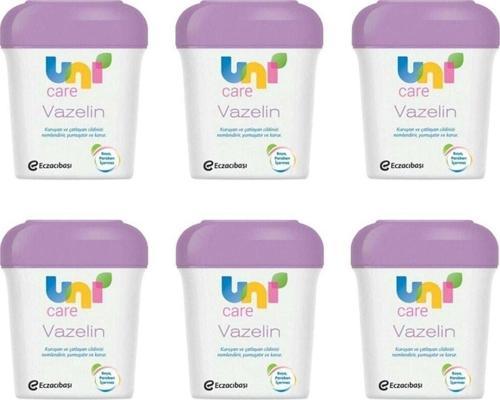 6 Adet 170 Ml Uni Care Vazelin