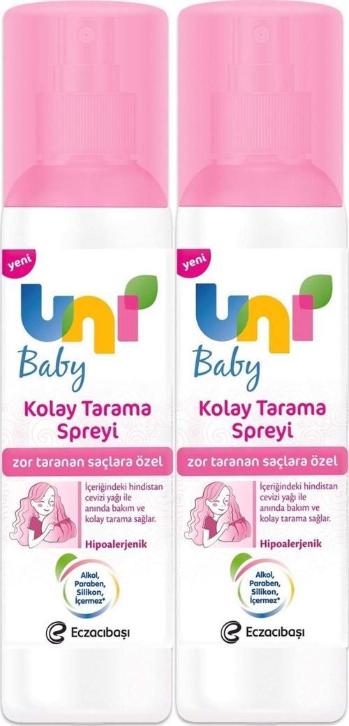 Kolay Saç Tarama Spreyi 200Ml (Yeni) Zor Taranan Saçlara Özel (2 Li Set)