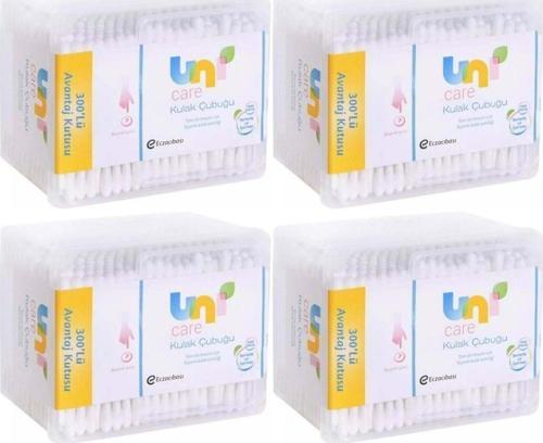 Kulak Temizleme Çubuğu 300 Adet Avantajlı Kutu (4 Lü Set)