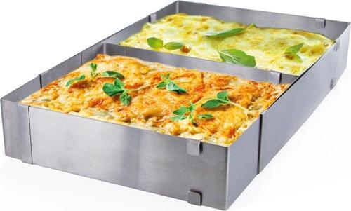 Narkalıp Dikdörtgen Ayarlanabilir Pasta Kek Kalıbı Derinlik 10cm