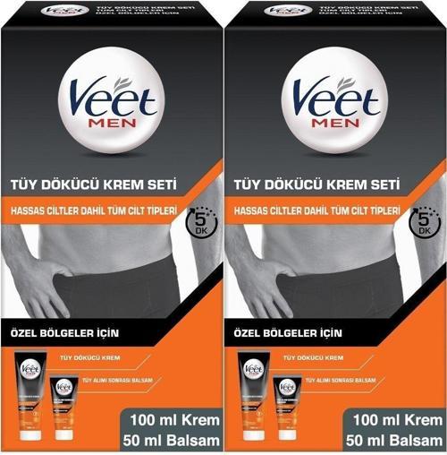 Tüy Dökücü Krem Seti 100 Ml + 50 Ml 2 Adet