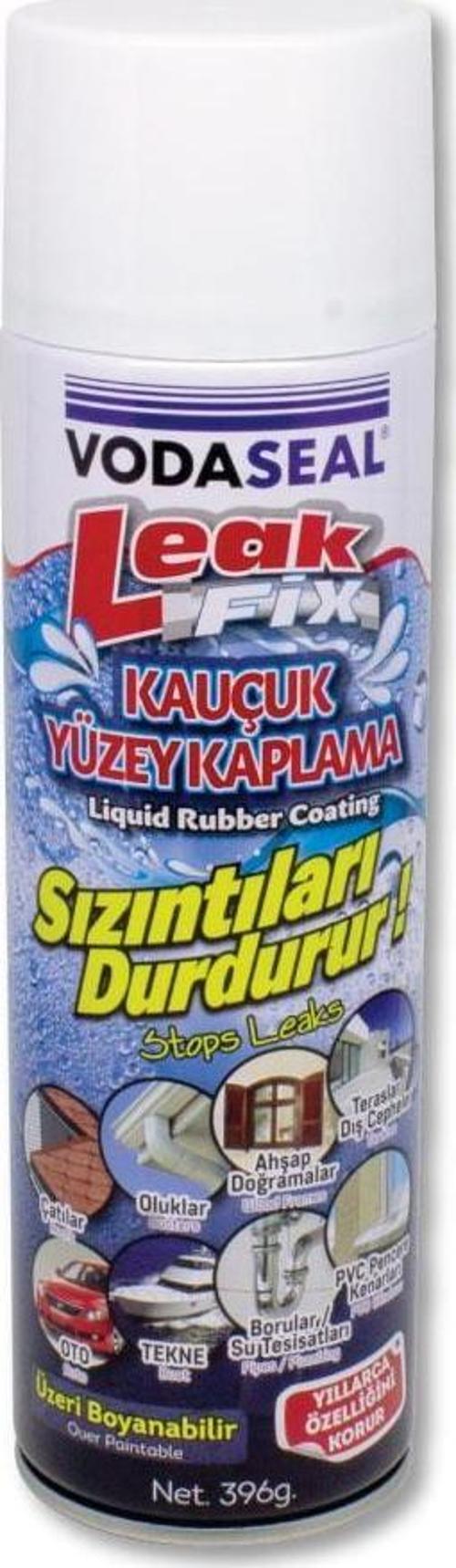 VodaSeal LeakFix Kauçuk Kaplama Sızdırmazlık Spreyi 500 ml. - Beyaz