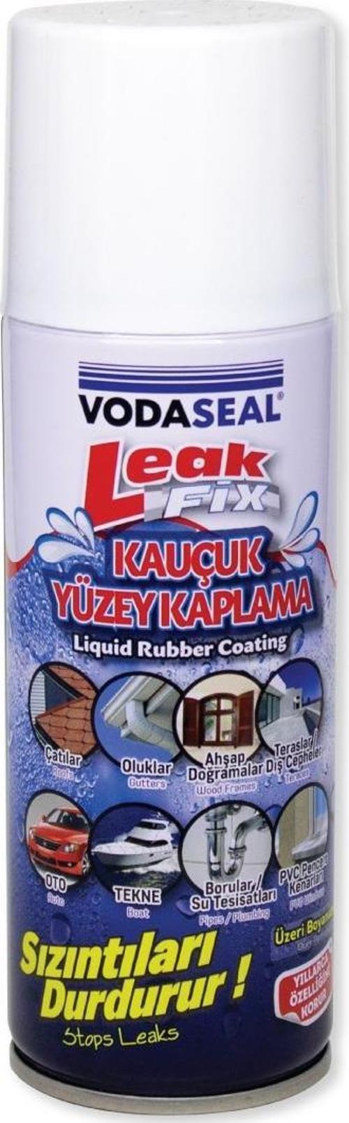 VodaSeal LeakFix Kauçuk Kaplama Sızdırmazlık Spreyi 200 ml. - Beyaz
