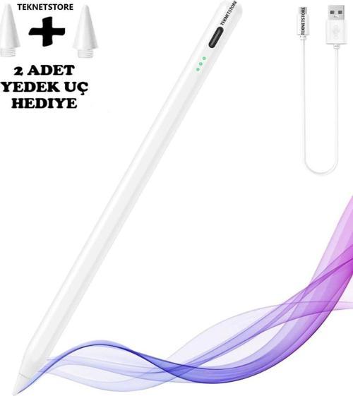Apple Ipad Uyumlu 1. Nesil / 2. Nesil Avuç İçi Kalem 2018-2023 Yılı Tüm Modeller İle Uyumlu