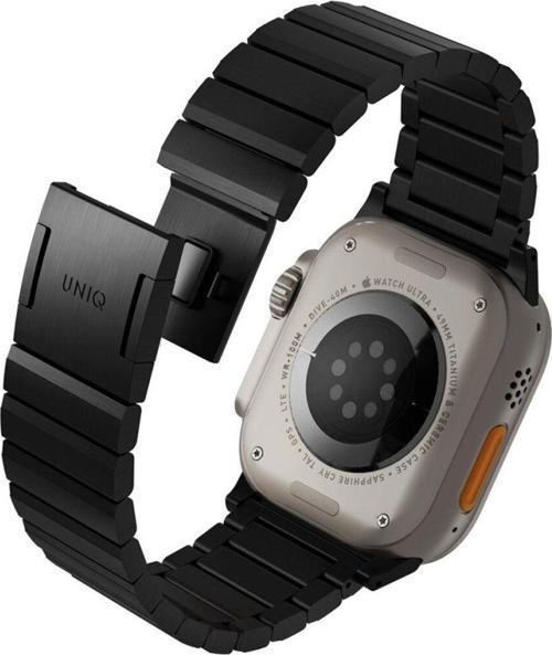 Apple Watch Ultra 49mm Kordon Strova Mag Serisi Paslanmaz Çelik Ayarlanabilir Manyetik Toka