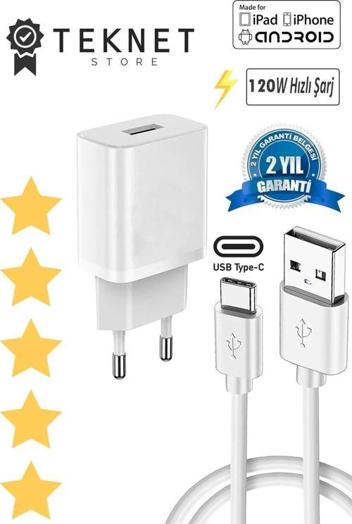 Xiaomi Redmi Note 13 Pro 120 Wolt Hızlı Şarj Aleti Cihazı Kablo Adaptörü Set Type-C To Usb