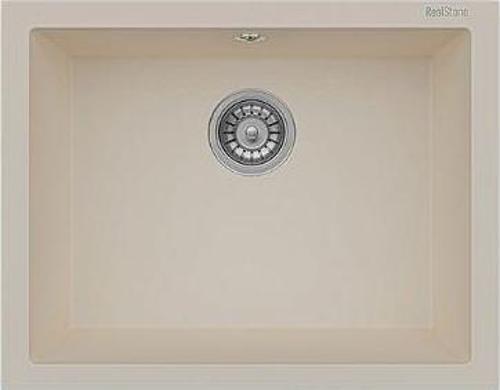 K012 Gordion 60 Krem Granit Mutfak Eviyesi 60x47,50 cm