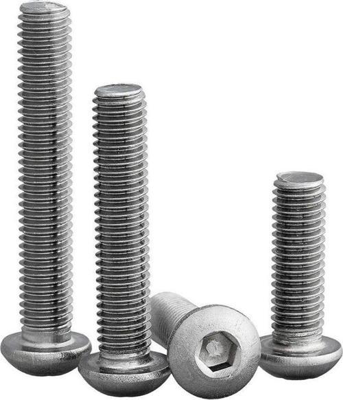 Bombe Başlı imbus Civata  DIN 7380 M4x10 mm 20 Adet