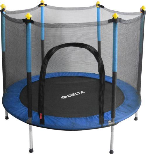 Güvenlik Korumalı Fileli 140 Cm Özel Fermuar Güven Konforlu Çocuk Trampolini 55 İnç Trambolin