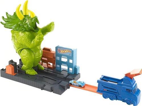 Hotwheels Triceratops Saldırısı Oyun Seti GBF97