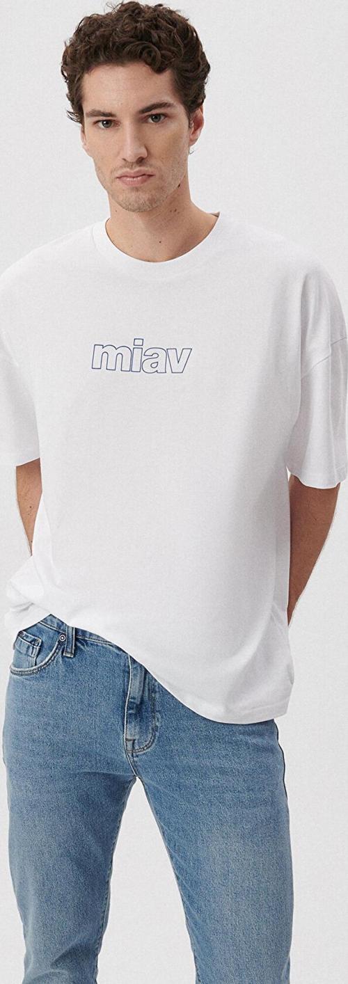 M0611704-620-Ss Beyaz Miav Erkek T-Shirt