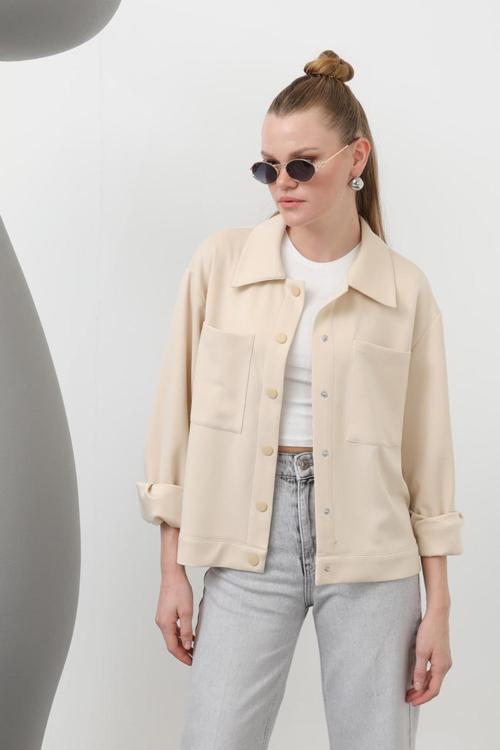 32169 Kadın Çıt Çıtlı Ceket