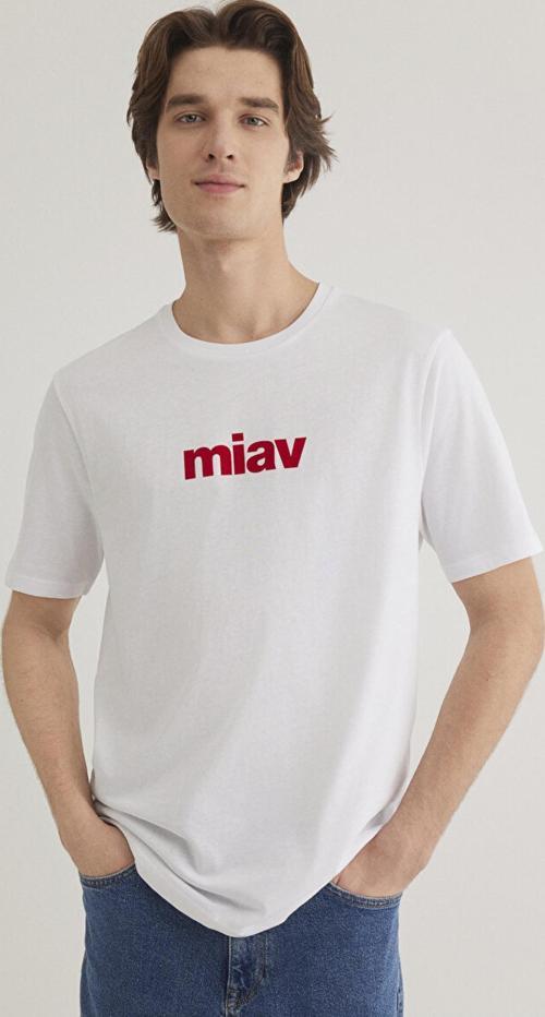 M067153-622 Erkek Miav Baskılı T-Shirt