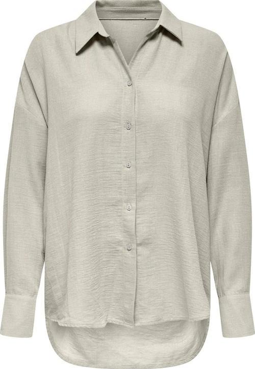 Kadın Onlbolzano Oversize Uzun Kollu Önü Kısa Arkası Uzun Gömlek 15353544 A.Bej