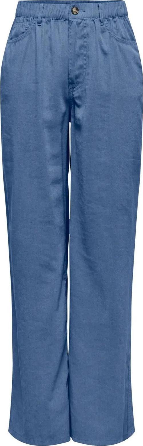 Kadın Onlcharıs Beli Lastikli Ön ve Arka Cep Detaylı Pantolon 15337940 Mavi