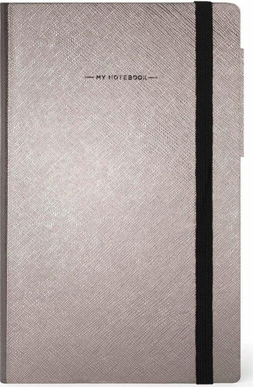 My Notebook Medium Çizgili Defter Grey Diamo VMYNOT0223
